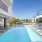 Shimmering resort-style pool